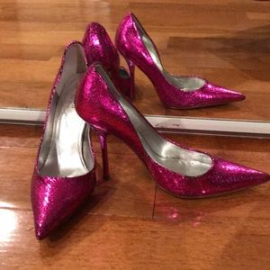 Pink Guess stiletto heels